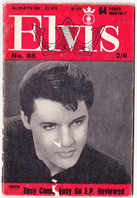 Elvis Presley, Elvis Monthly Magazine May 1967 Cover Photo - United Kingdom