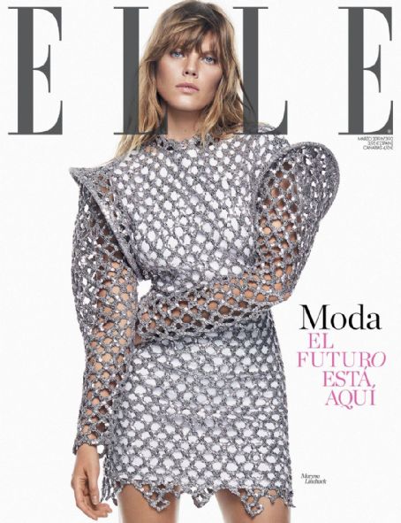 Maryna Linchuk, Elle Magazine March 2019 Cover Photo - Spain