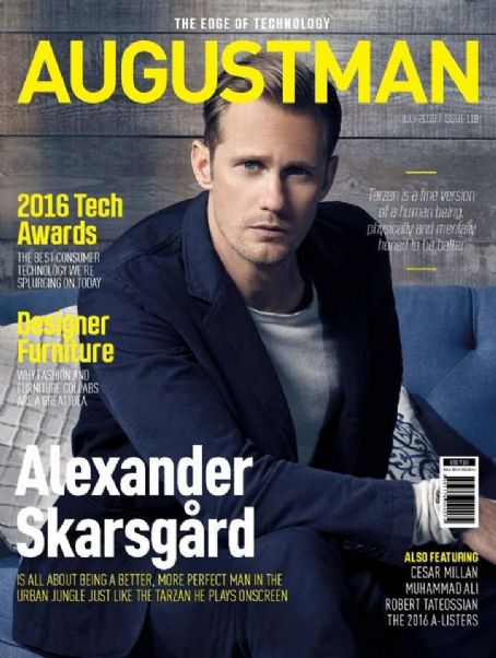 Alexander Skarsgård - August Man Magazine Cover [Singapore] (July 2016)