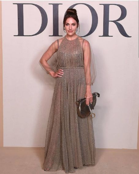 Meryem Uzerli in Dior dress : Christian Dior Haute Couture Spring Summer 2019 Collection