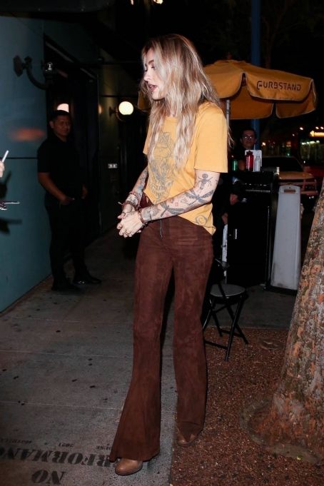 Paris Jackson – Seen before her performance at the Troubadour in West Hollywood