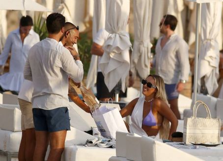 Amber Turner – In a bikini with her boyfriend Dan Edgar in Ibiza