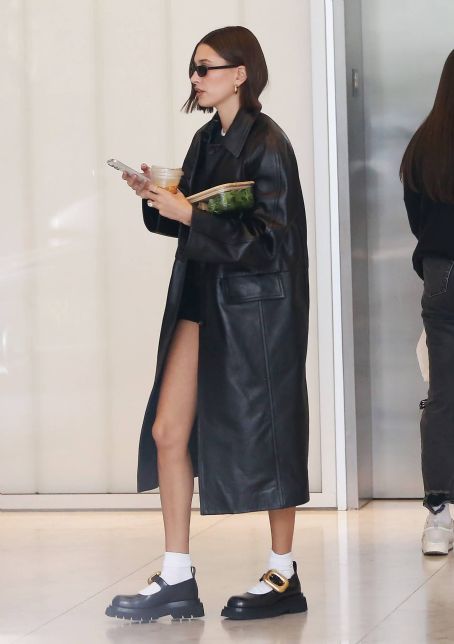 Hailey Bieber – Seen at Her Office In Beverly Hills