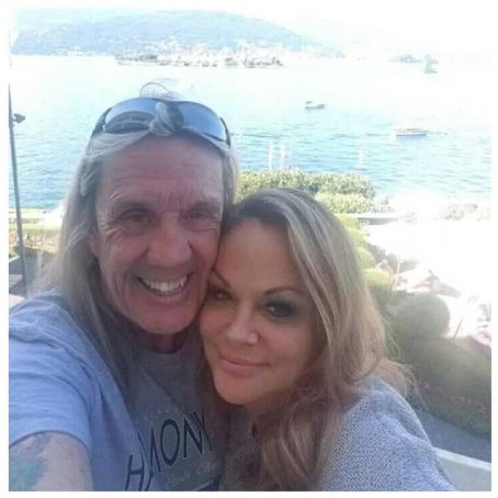 Nicko McBrain and Rebecca