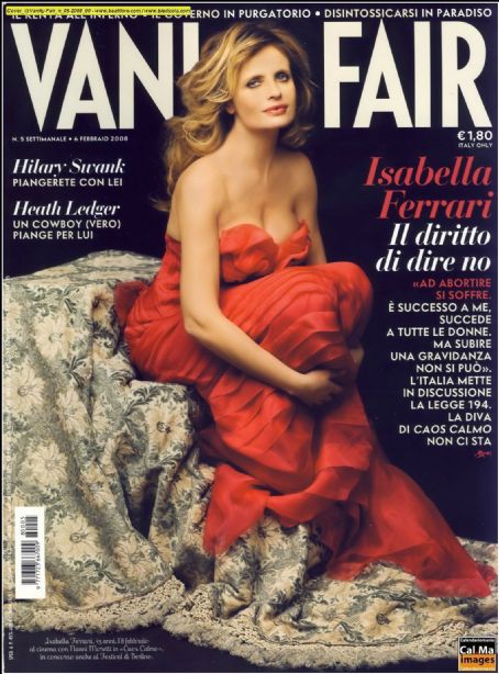 Isabella Ferrari - Vanity Fair Magazine Cover [Italy] (6 February 2008)