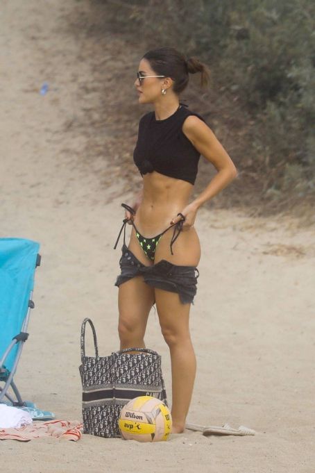 Camila Coelho Stuns in a Black Bikini at the Beach With Friends: Photo  4475564, camila coelho Photos