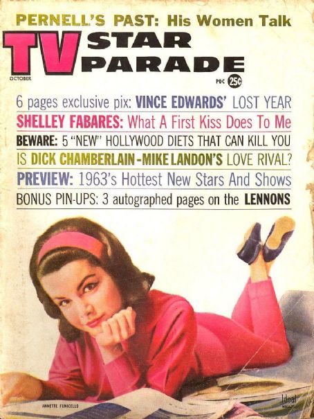 Annette Funicello - TV Star Parade Magazine Cover [United States] (October 1962)