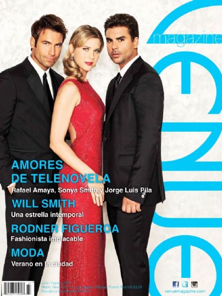 Jorge Luis Pila, Rafael Amaya, Sonya Smith - Venue Magazine Cover [United States] (August 2012)