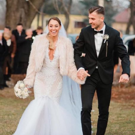 Tamás Priskin and Petra Kőműves - Marriage