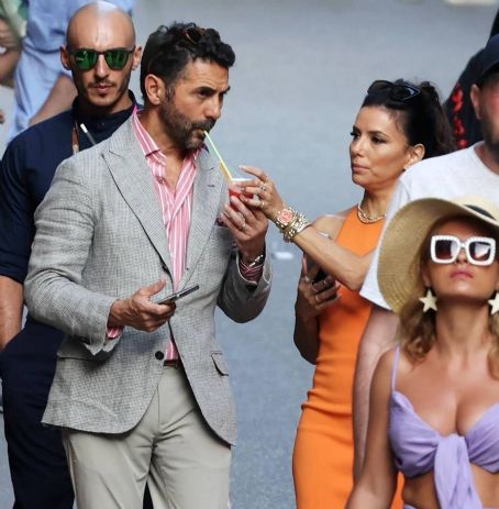 Eva Longoria – With Jose Antonio Baston shopping candids in Taormina