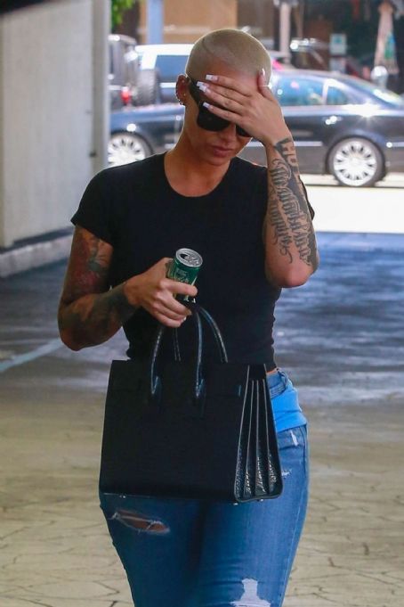 Amber Rose – Leaving the dermatologists in Beverly Hills