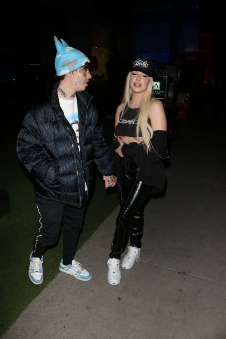 Tana Mongeau – Night out for dinner at BOA Steakhouse in West Hollywood